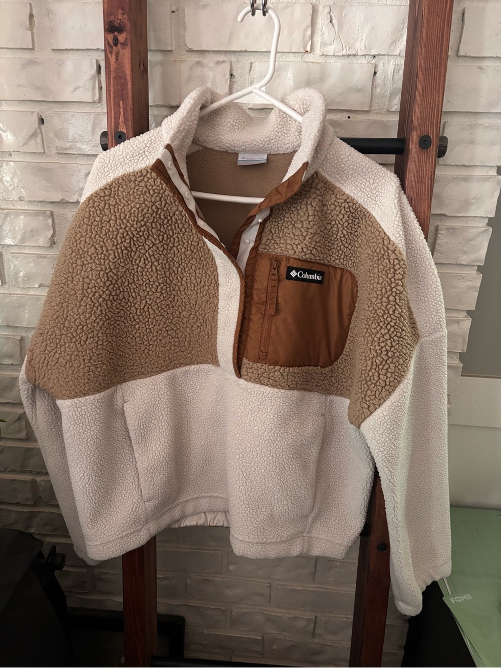 Columbia Two-Tone Fleece Pullover Jacket